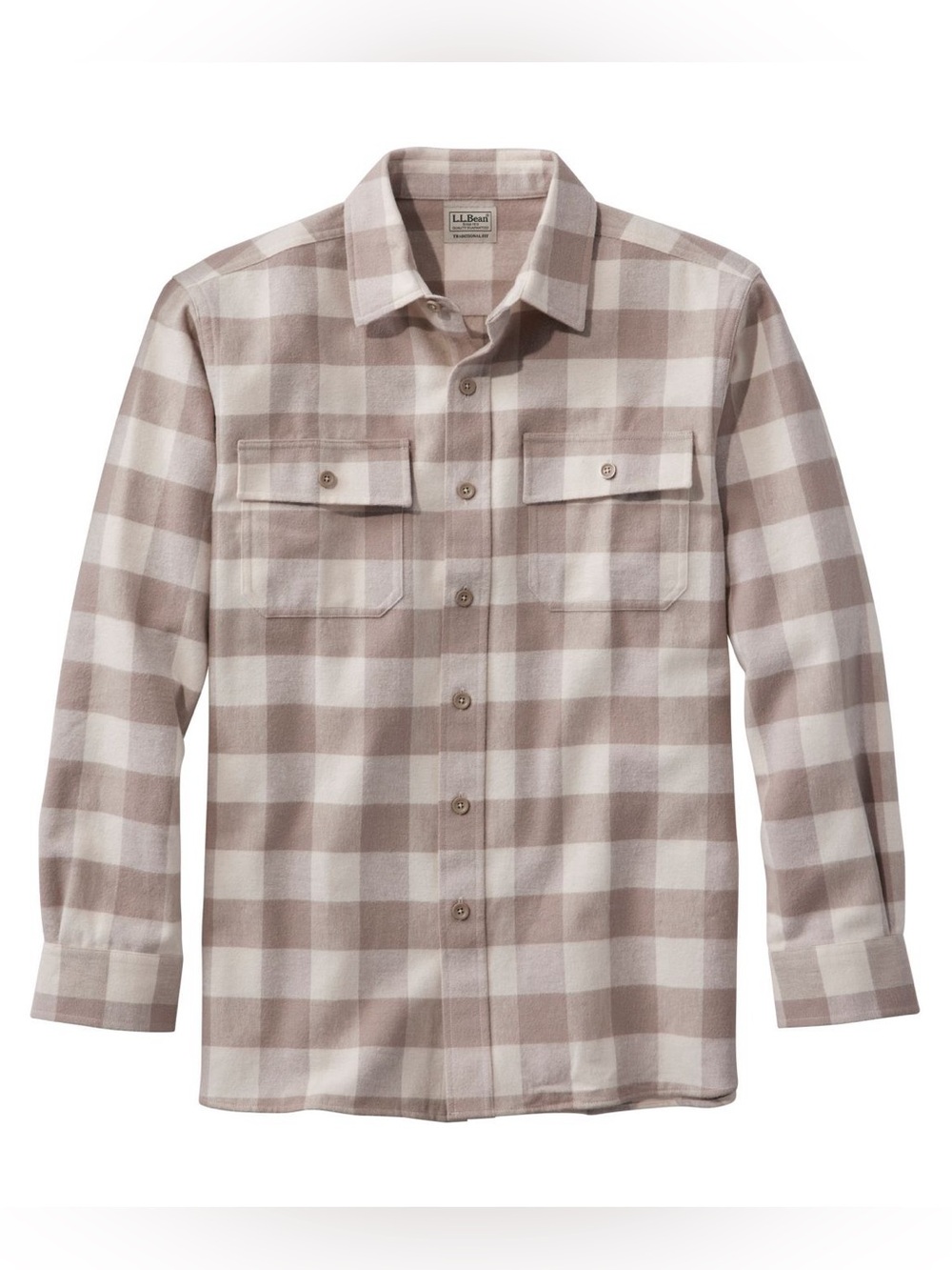 L.L Bean Chamois Plaid Button-Down Shirt